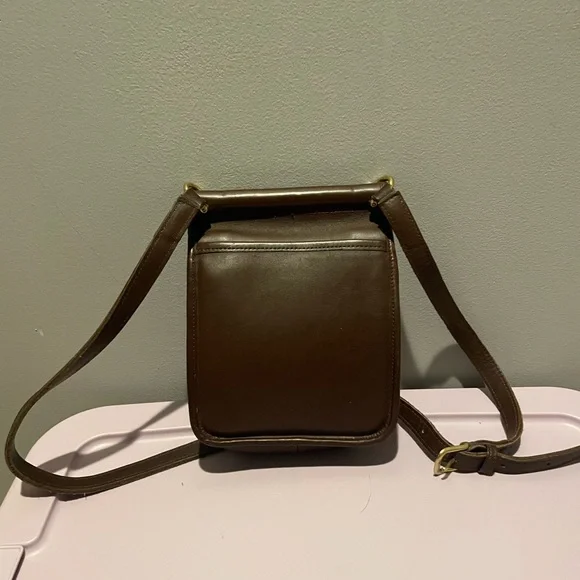 Coach Brown Leather Crossbody Bag - Picture 2 of 14